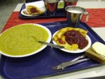 Pea Soup with Pancakes and Lingonberries