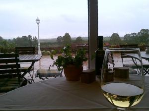 View from lunch at Herdade do Grous Winery